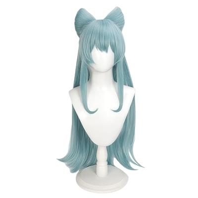 NOKIJP Yumemizuki Mizuki Wig, "A Dream of Intimacy" from Genshin Impact, Cosplay, Heat-Resistant Wig, Smooth and Easy To Style, Genshin Impact Lightni