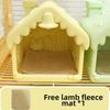 With Pad Bird Breeding Nest Warm Light Bird Nest Cage Parrot Bed House  Indoor Aviary