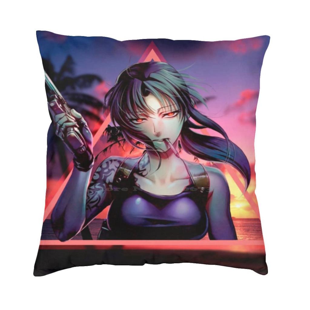 Black Lagoon Revy Pillowcase Bedroom Home Decoration Black Lagoon Revy