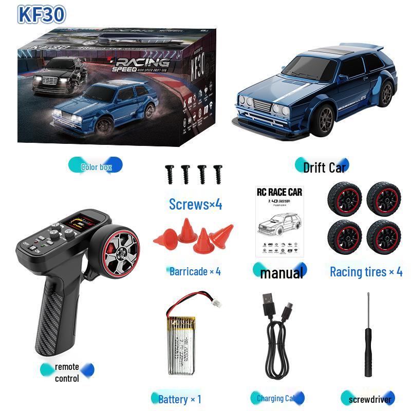 KF30 1:43 Drift RC Car with Gyro - High-Speed 2.4G Remote Control Toy