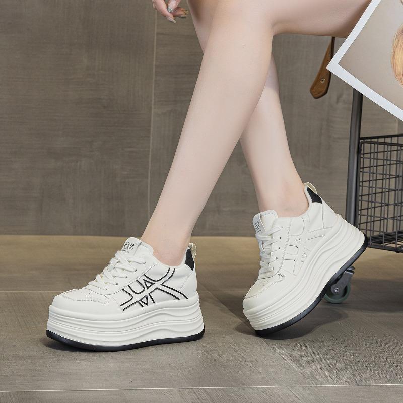 Schuhe mit dicker Sohle, Lässig, Modisch, Vielseitig, Höhenvergrößernde Dad Shoes, Damenschuhe