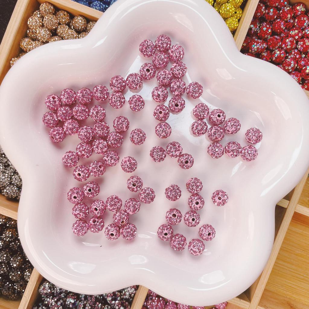 Handmade Rhinestone Crystal Beads for DIY Jewelry: Diamond Ball, Spacer, Pendant Materials