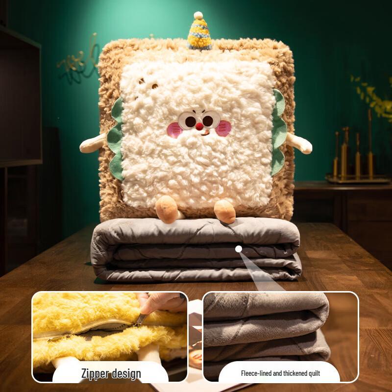 Yuanjian Chuxu Winter Plush Portable Pillow Blanket