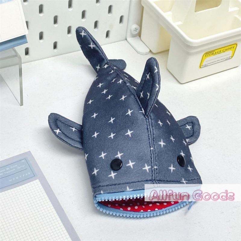 [TG835]Cute Shark Pencil Case, Large Capacity Multi-functional Stationery Box, Creative Ins Style Pouch For Boys & Girls