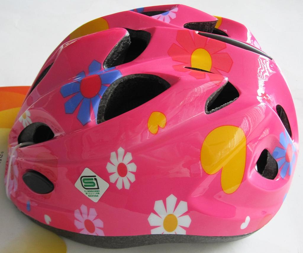 SAGISAKA Cyklistická helma pro děti a batolata Standardní model 88731 Květina Velikost S 48-52cm