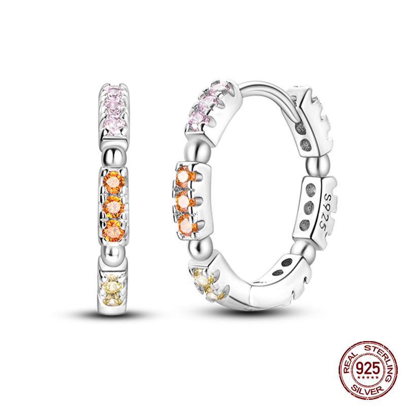 Boucles d'oreilles en argent sterling 925 pour femmes, pendentifs colorés en forme d'étoile, de papillon et d'œil du diable, bijoux de fête élégants