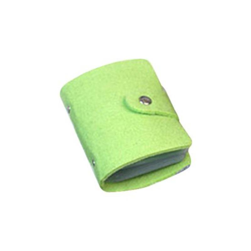 

Цветной войлочный мешок для хранения карт Простая сумка для карточек Модный чехол для кредитных карт Защита окружающей среды Ретро Маленькая сумка для карточек