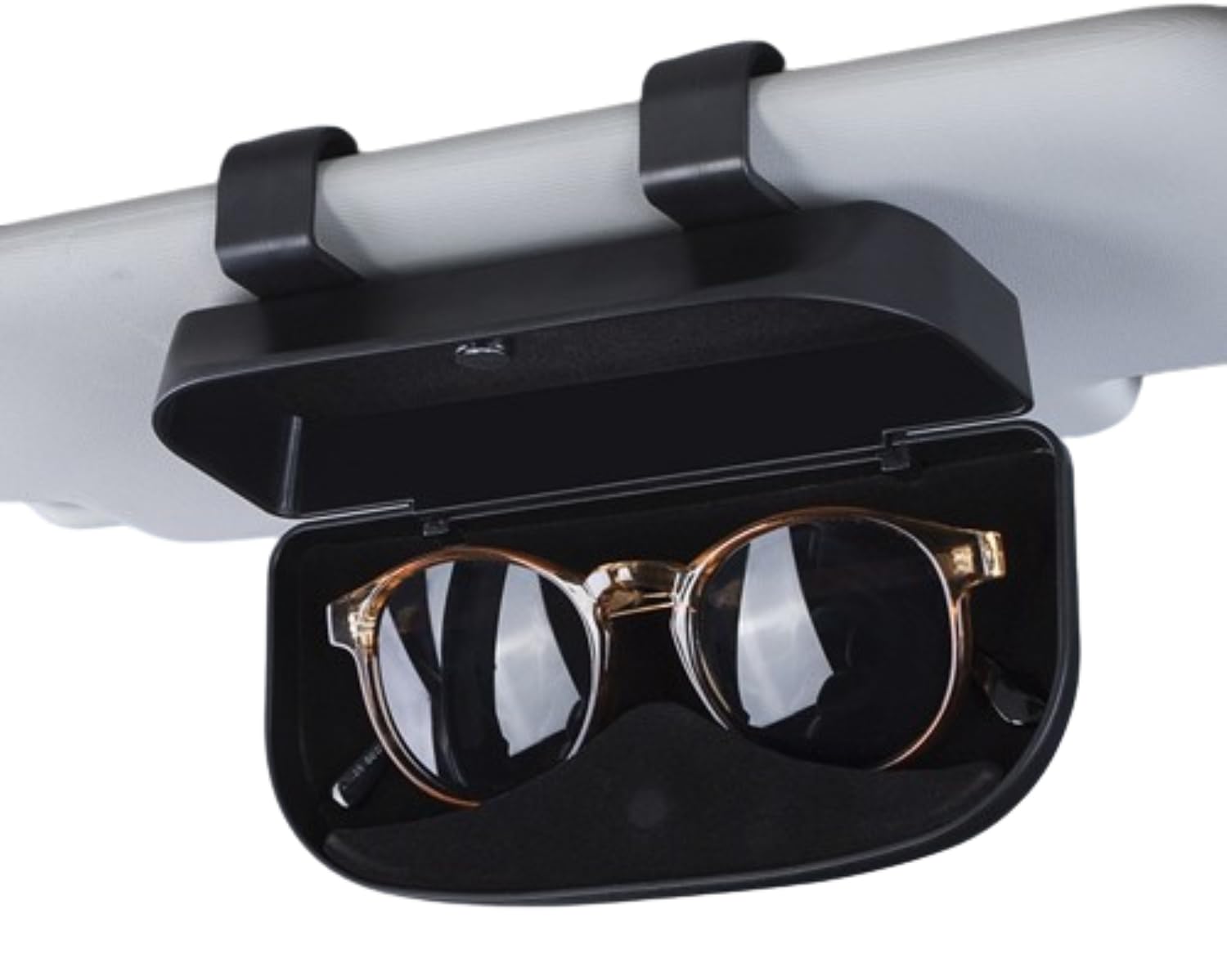 

Crystal Craft Car Sunglasses Hanging Eyeglasses Storage Sun Eyeglass Black Holder, Case, Visor, Box, чёрный