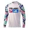 Combinaison de pêche Pelagic en soie glacée UPF50 T-shirt à manches longues à capuche séchage rapide respirant protection solaire été fine pour homme
