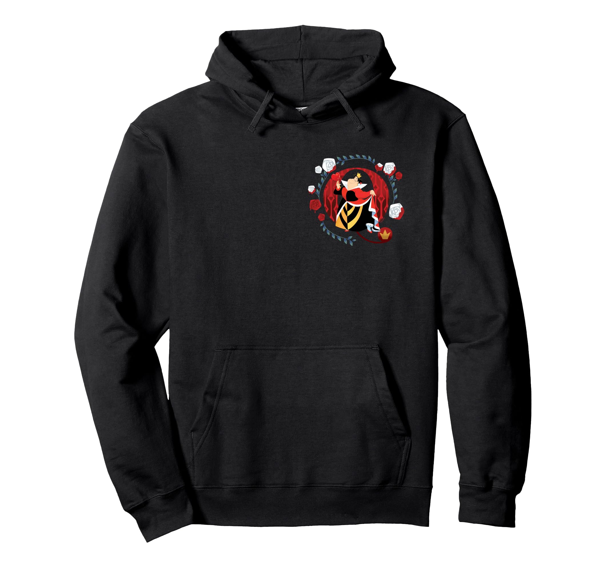 Disney Alphabet Monogram Queen of Hearts Q Letter Hoodie