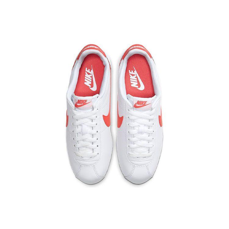 Nike Classic Cortez Leather White Pink Women's 807471-115