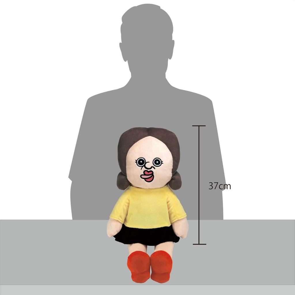 Panpan-kun's Everyday Plush Toy L with Okuji Tongue Out