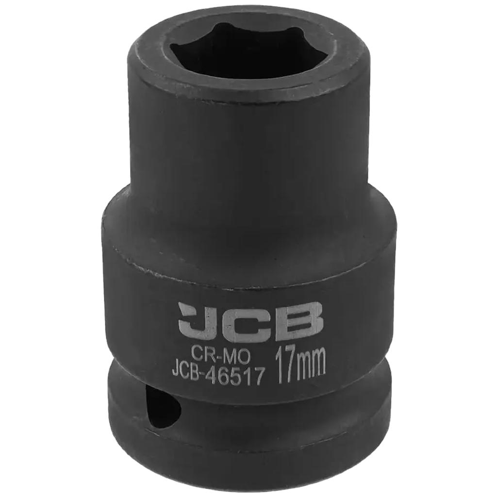 JCB Impact Socket 3/4" 17mm 6-Point Cr-Mo Socket Wrench