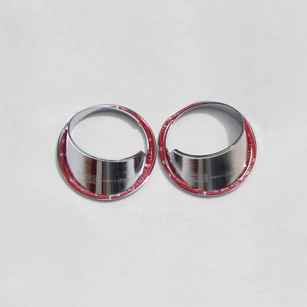 2Pcs ABS Chrome Car Front Fog Lamp Cover Trim for BMW X5 F15 2014-2018 Accessories