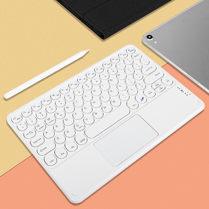 Bluetooth Wireless Keyboard With Touchpad Hebrew Spanish Korean For iPad Pro Air for Huawei Android Windows Tablet