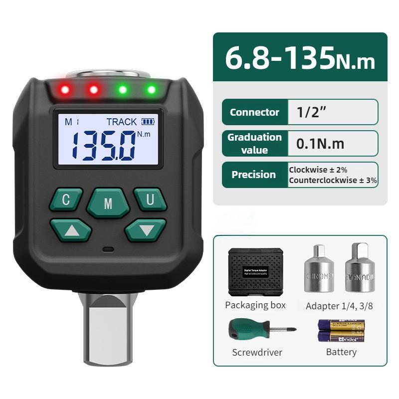 Digitalanzeige Drehmomenttester Tragbares Elektronisches Drehmomentmessgerät Hochpräziser Drehmomentschlüssel Drehmomentprüfinstrument