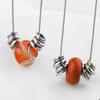 Natural Elegant Crystal Necklace For Women With Geometric Design And Titanium Steel Charm
