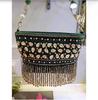 Ladies Embroidered Purse & Green Handbag Designer Partywear Wedding Gift Clutch Luxury Bride Evening Bag Bridesmaid Gift for Her Friend Mom