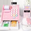 Kids Cash Register Supermarket Toy Set with Scanner Calculator Checkout Counter Kid Pretend Play Supermarket Toy Gift