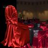 Fashion Dust-proof Wide Applications Self Tie Chair Cover Annual Dinner Chairs Dust Cover Home Decor