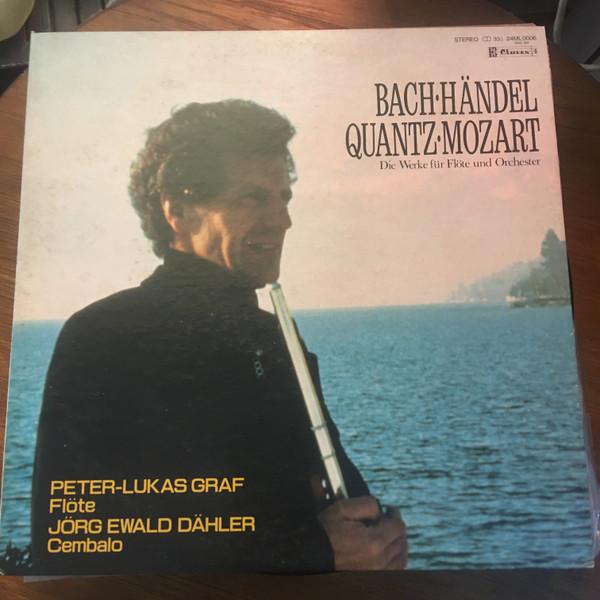 

LP Record PETERLUKAS GRAF JORG EWALD DAHLER Mozart Bach Handel Quantz Flute 24ML0006 CLAVES Japan Obi Classical Used