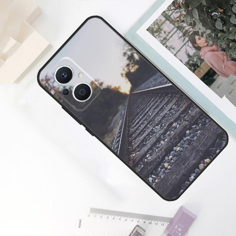 Train Rail Sunlight Case For OPPO Reno 10 Pro 11 F 8T 4Z 5Z 4 5 6 7 8 Lite OPPO Find X5 X6 Pro X2 X3 Lite Cover