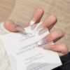 Cat's Eye Wearing Nail Pure Hand-made Nail Piece Fake Nail Wearing Nail Piece Advanced Sense Thin Dog Long
