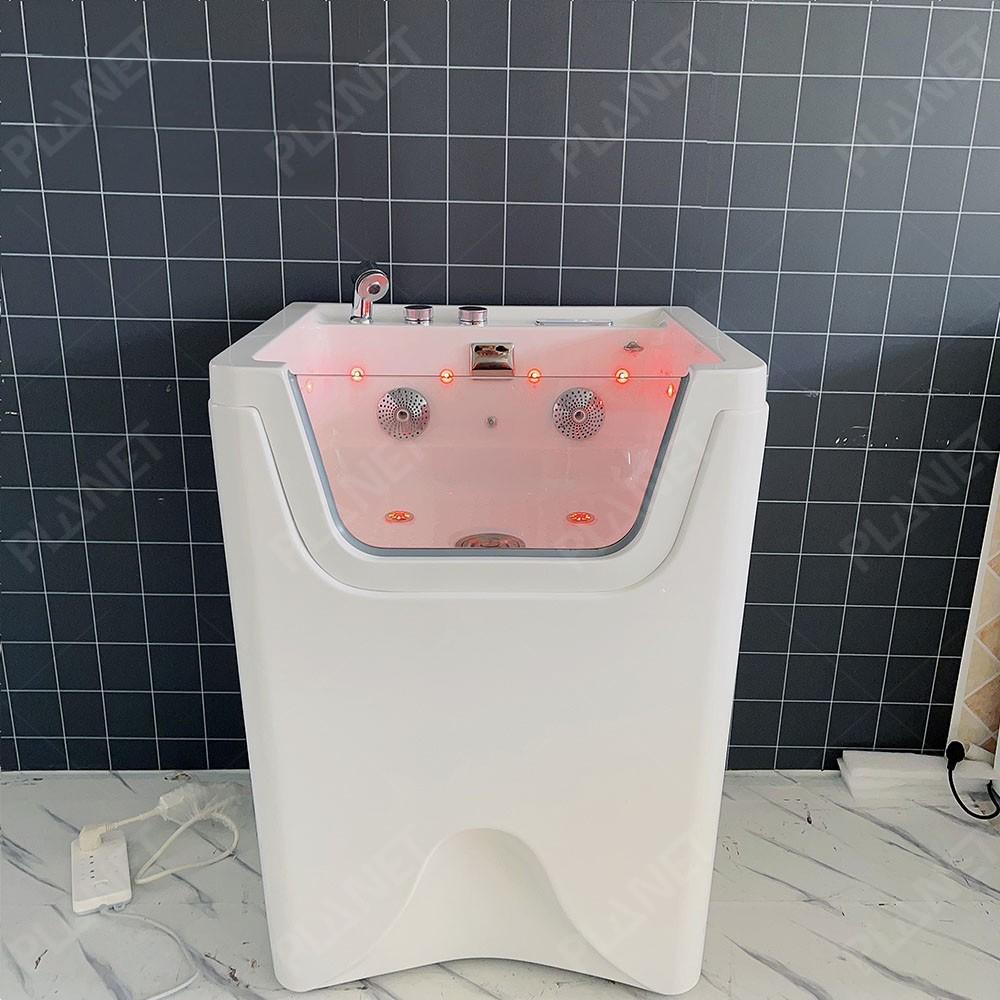 Large Dog Grooming Spa Tub Large Size Freestanding Acrylic Pet Bathtub