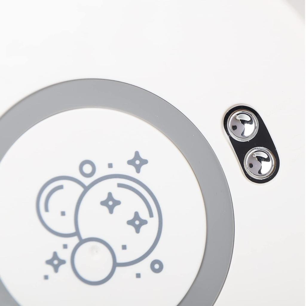 USB Rechargeable Bubble Gun, Automatic Bubble Maker, Kids Toy, Outdoor Play, Picnic, Camping, Birthday Gift (White)