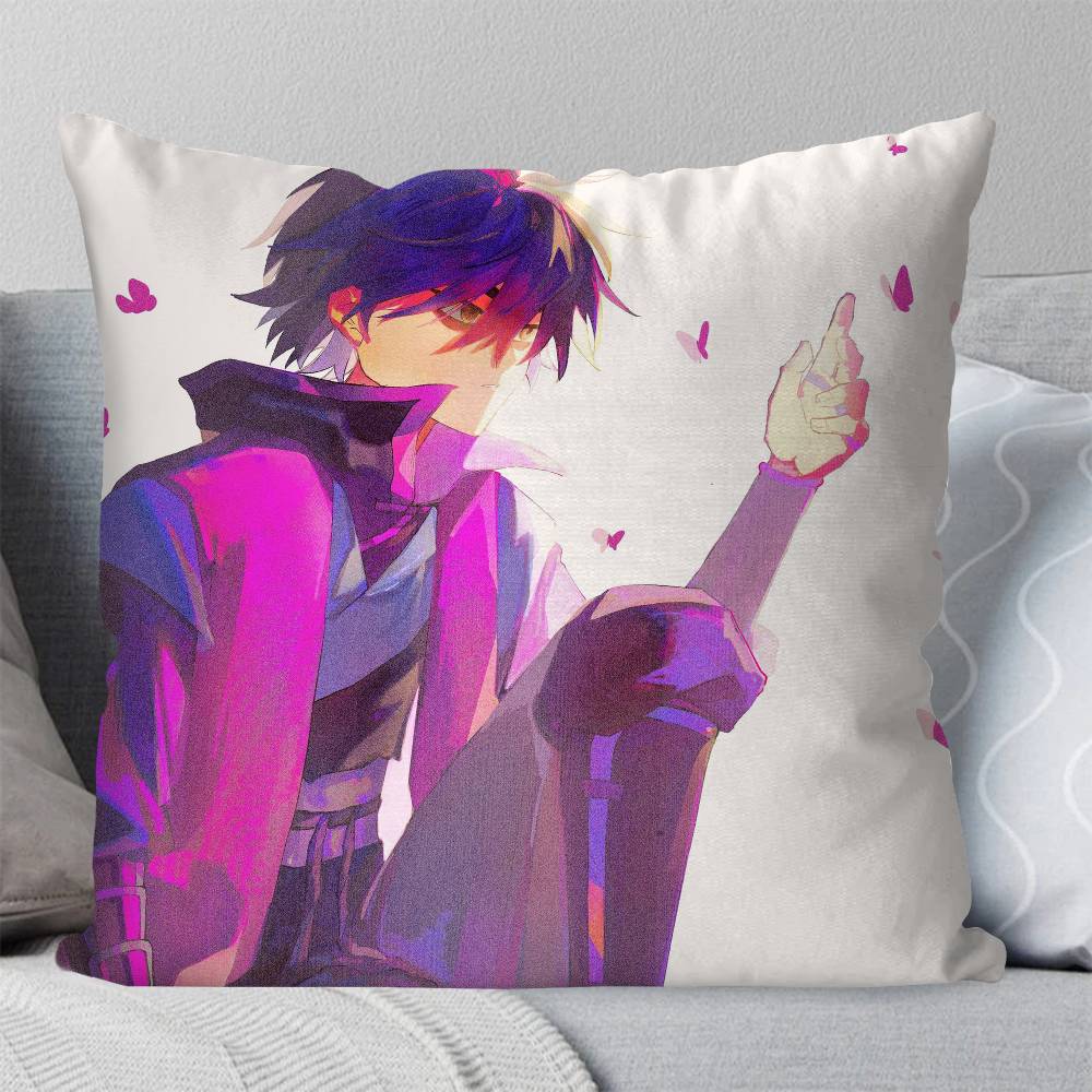 Anime SScissor Seven Pillow Case Fashion Square Pillowcase Bedroom Sofa Room Ins Decoration Leisure
