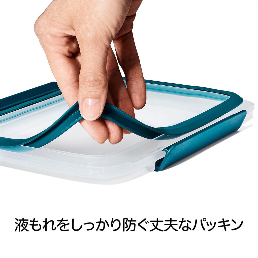 OXO Prep Go Container with Microwave 2 Cups Dips and Dippables & 0.4L Divider, Safe, White, -
