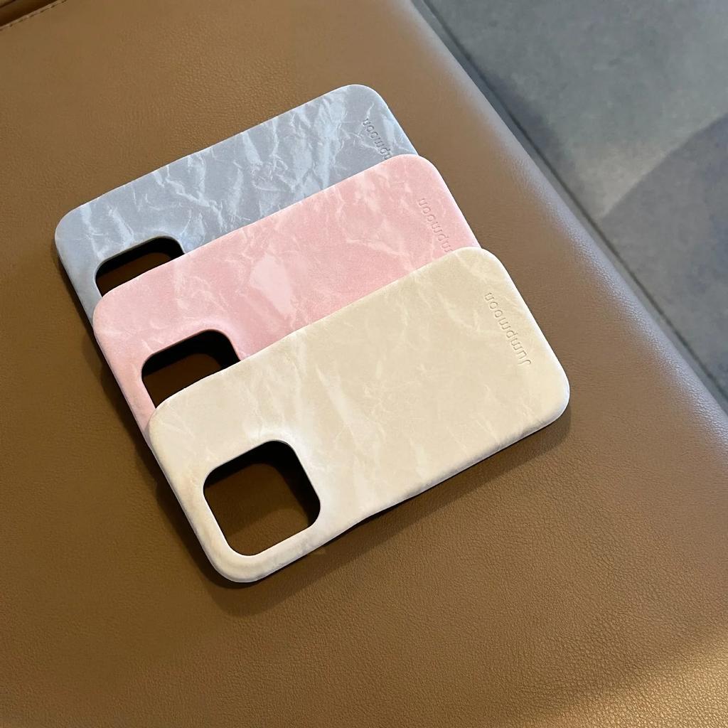 Solid Color Matte Silk Texture iPhone Case for iPhone 16 15 14 Pro 13 12 11 Max Plus Protective Cover