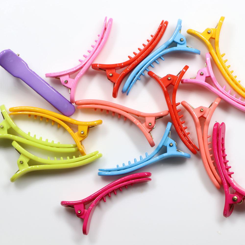 Colorful Dedicated Hairpins Salon Section Grip Hair Clips Hairdressing Styling Tool Plastic Barrette Hairclip Braiding Hair Pins