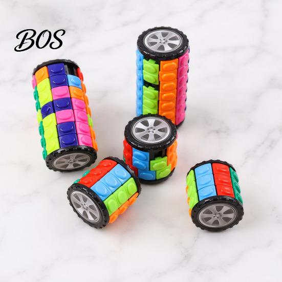 Puzzle Stick Toy Stress Relief Fidget Spinner, Brain Teaser Rolling Spinner Toy, Focus Aid Decompression Desk for Home, Office, Travel