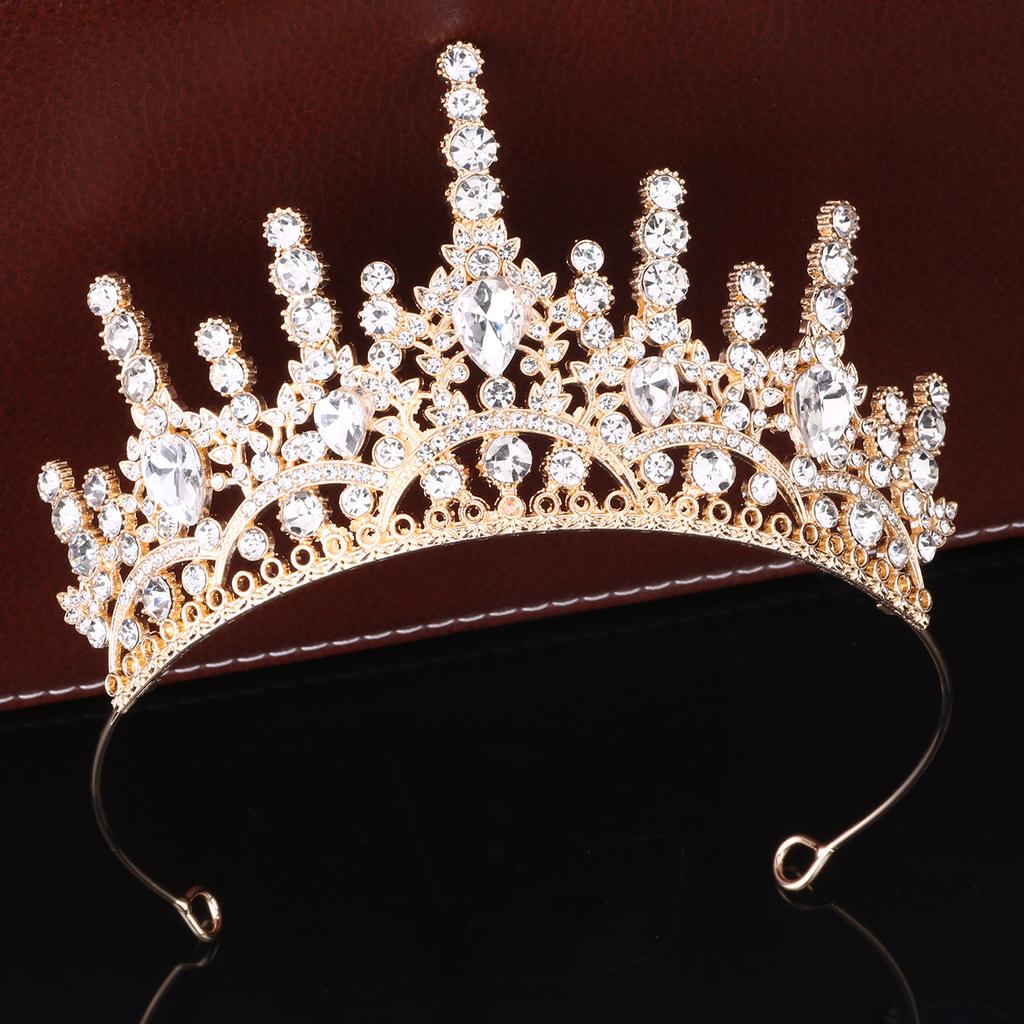 Prinzessin Kristallkrone Tiara Mädchen Geburtstag Stirnband Auftritt Laufsteg Kleid Accessoires Königin Königin Krone
