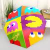 Cartoon Pac-Man Theme Umbrella Compact Portable Folding Umbrella Anti-UV Sunshade Rain Umbrella for Gift