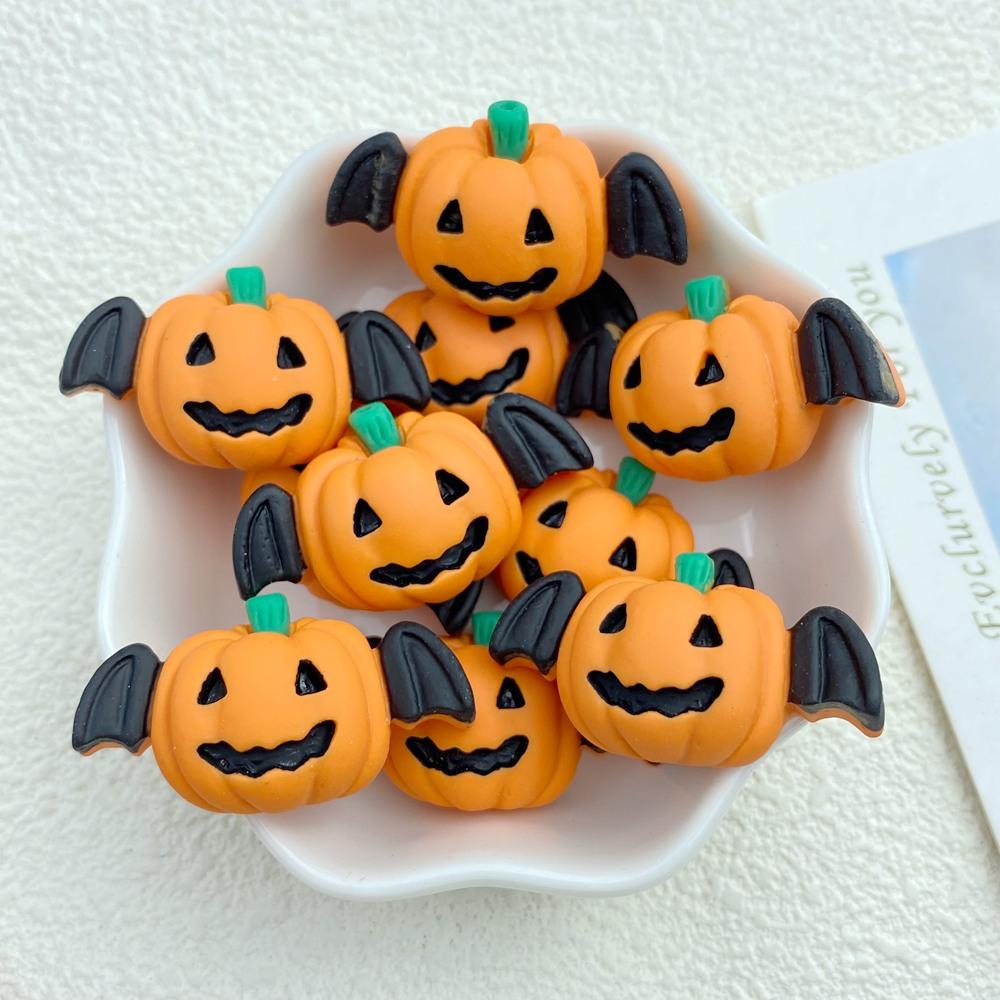 

10Pcs New Cute Resin Halloween Ghosts Series Flat Back Parts Embellishments For Hair Bows Accessories