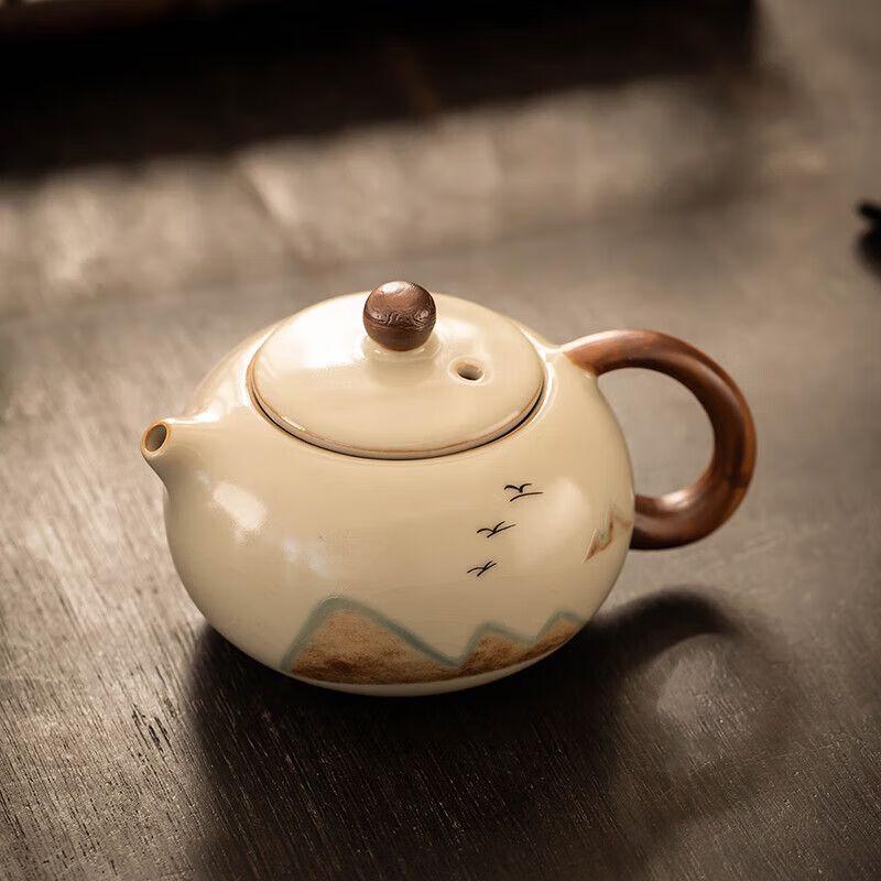 Керамический чайник для кунг-фу Дэхуа 190ml