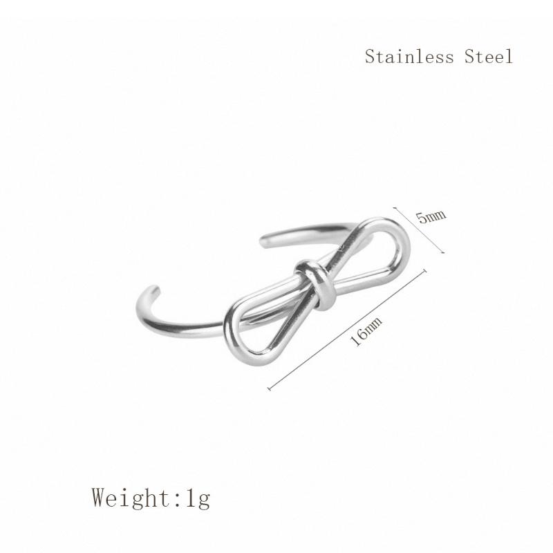 

Stainless Steel Irregular Marry Open Minimalism Silver Color And Gold Plated Ring Jewelry Gifts For Her A1
