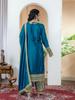 Women Designer Party Wear Salwar Kameez Indian Bollywood Heavy Chinon Silk Salwar Suit Dress