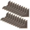 20pcs Vintage Metal Corner Protectors for Wooden Jewelry Boxes Antique Decorative Guards Easy Install Protection for Cabinets and Furniture