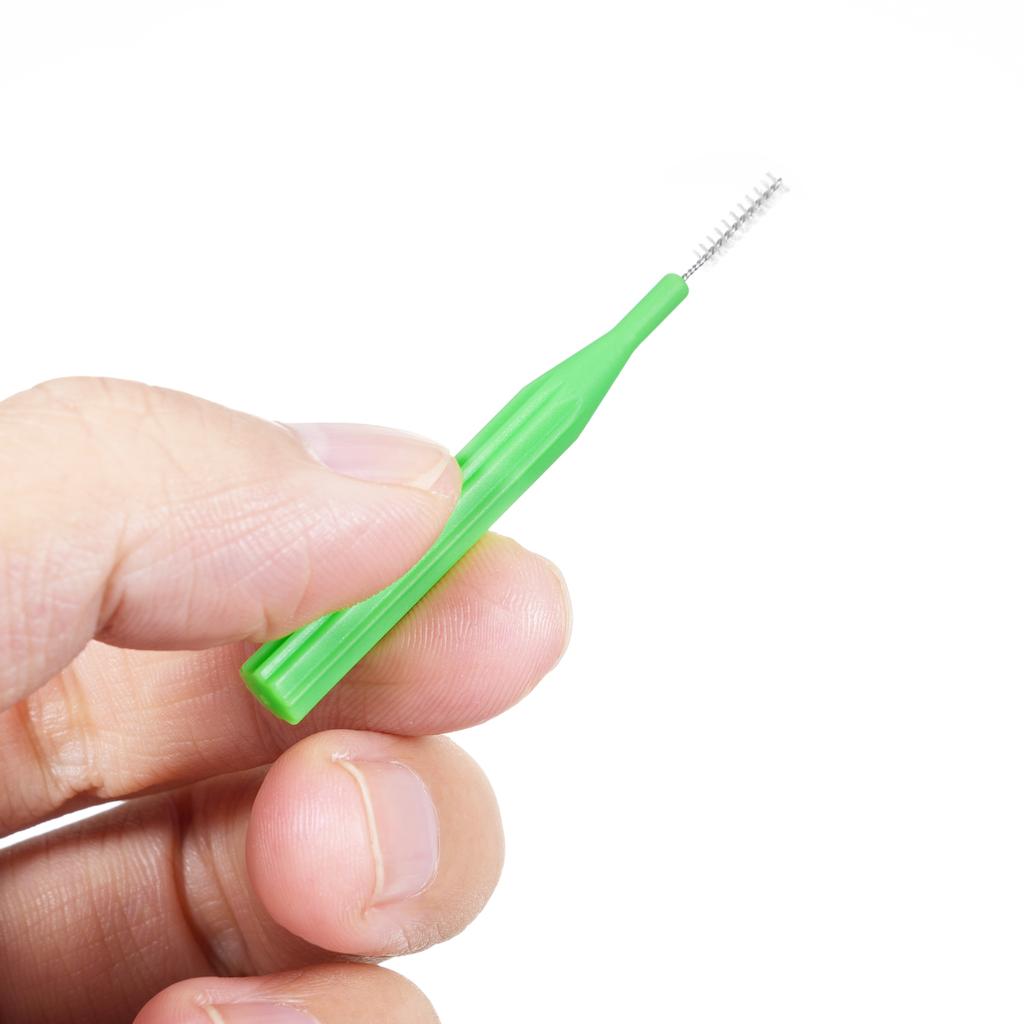 100PCS Interdental Brushes Dental Floss Toothpick Orthodontic Braces Brush Tooth Cleaning Tool Oral Care with Storage Box