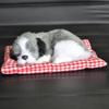 Auto Ornament ABS Plüschhunde Dekoration Simulation Schlafender Hund Spielzeug Automotive Armaturenbrett Deko Ornamente Niedliches Autozubehör