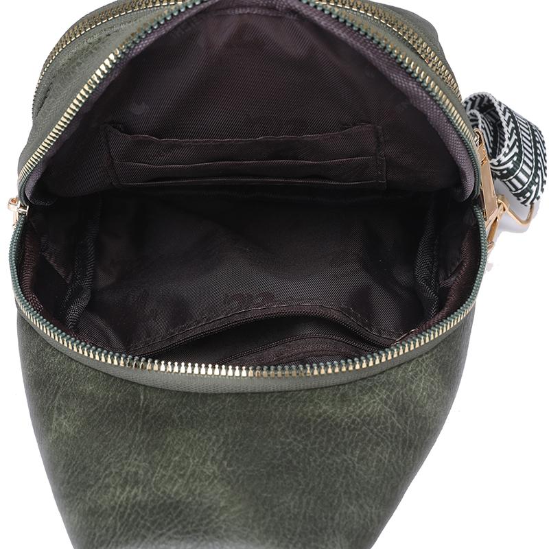 Kožená taška přes rameno Taška přes rameno Multifunkční voděodolná crossbody taška pro ženy