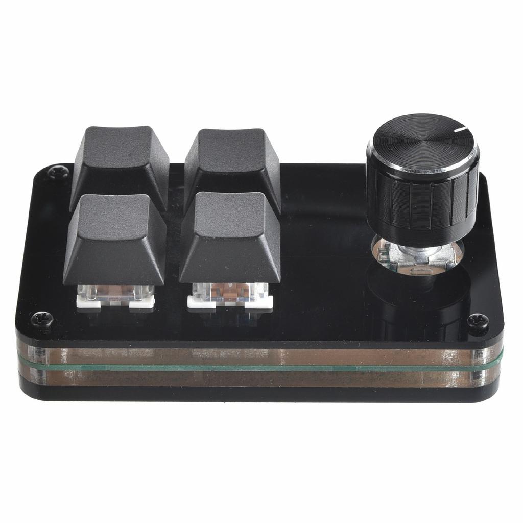 Custom Mini Keyboard Ergonomic Mini Keyboard with 4 Keys and 1 Knob