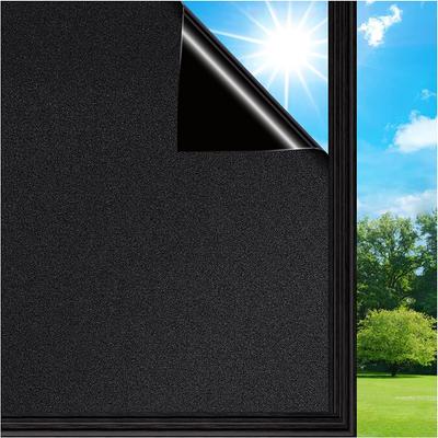 Fenster Sichtschutzfolie für Glasfenster, Reflektierende Fensterfolie, Sonnenschützend Matt, Statisch Haftend, Klebstofffrei