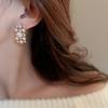 Multi-layer Pearl Jewelry Set Vintage Pearl Dangle Earrings Pearl Neck Chain  Bridal