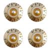 4pcs Electric Guitar Knob Cap Guitar Volume Tone Button Musical Instrument Multi-functional  Accessaries Supplies