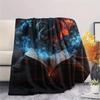 Winged Dragons  Print Flannel Blanket, High quality Comfortable for All Seasons, Home Decor, Warmth and Comfort