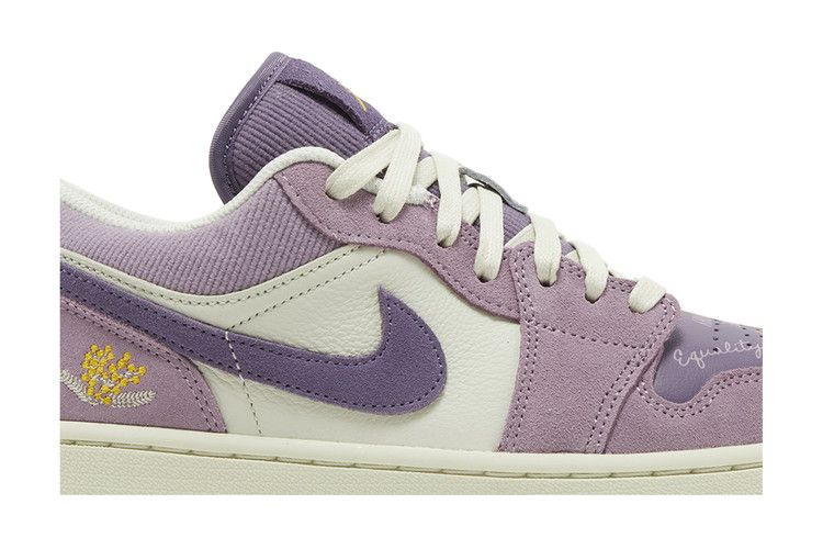 Women's Sneakers Nike Jordan 1 Low Unity (Women's) Purple Smoke/Sail-Purple